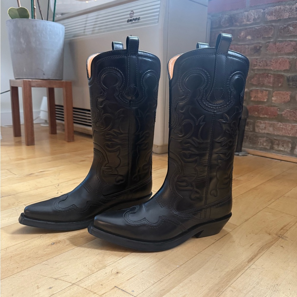 Ganni Cowboy Boots